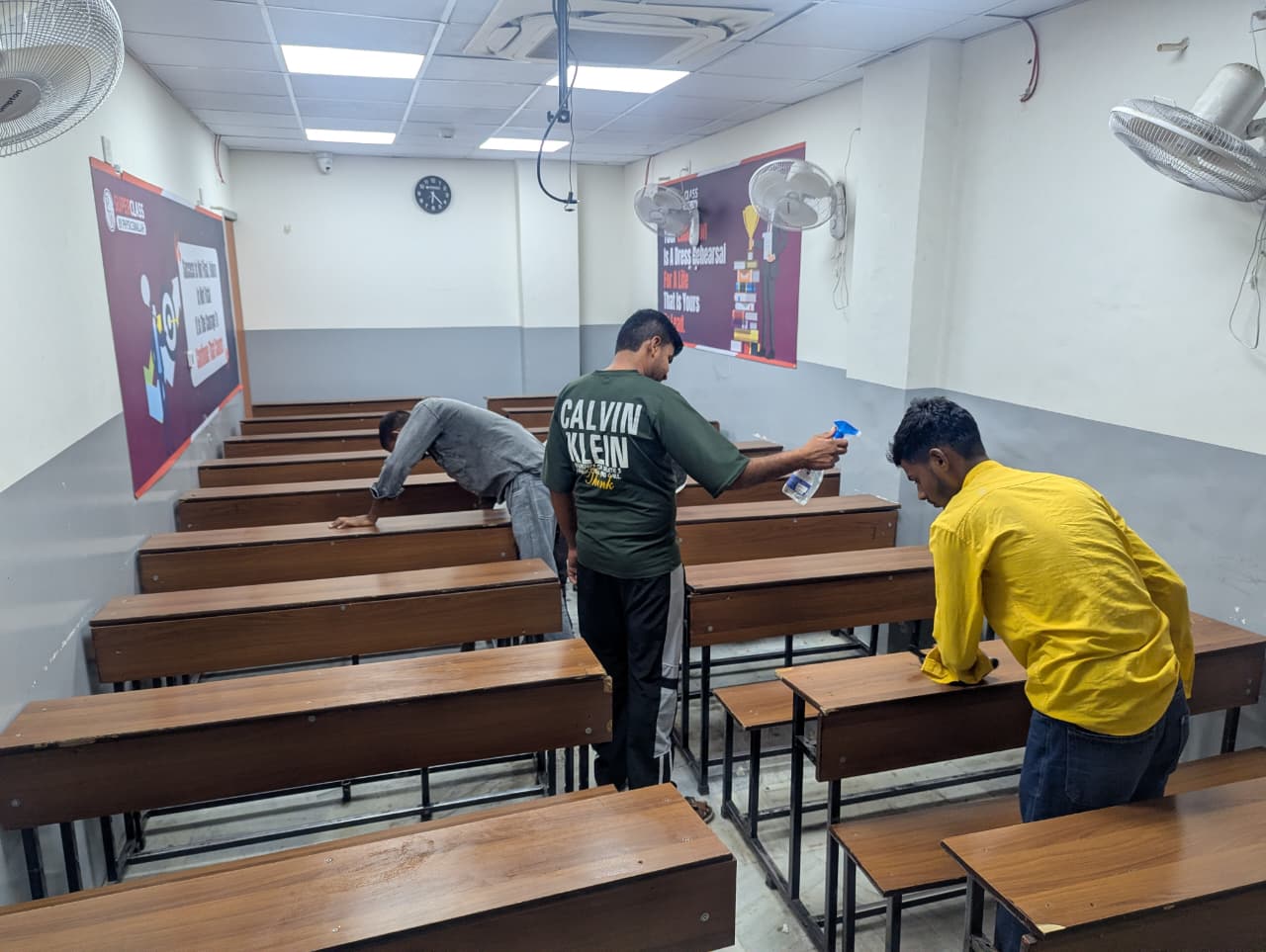 Coaching Institute & Classroom Sanitization