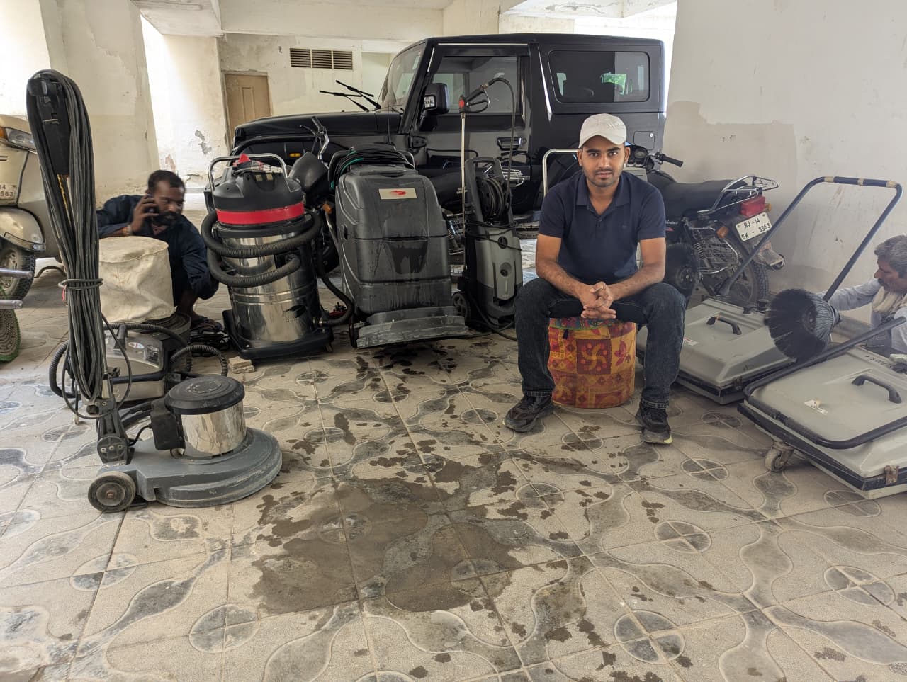 Industrial Machinery & Operations Crew On-Site